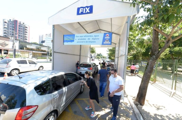 Guarulhos arrecada mais de 6,4 toneladas de alimentos no Drive-Thru Solidário