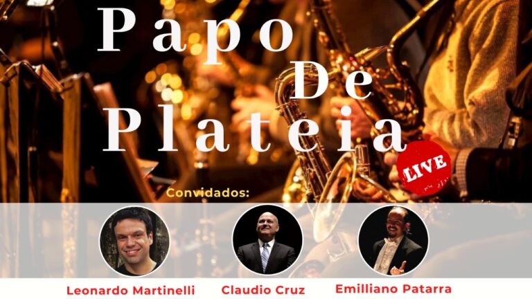 Formação e atuação dos instrumentistas são tema do Papo de Plateia desta quarta-feira