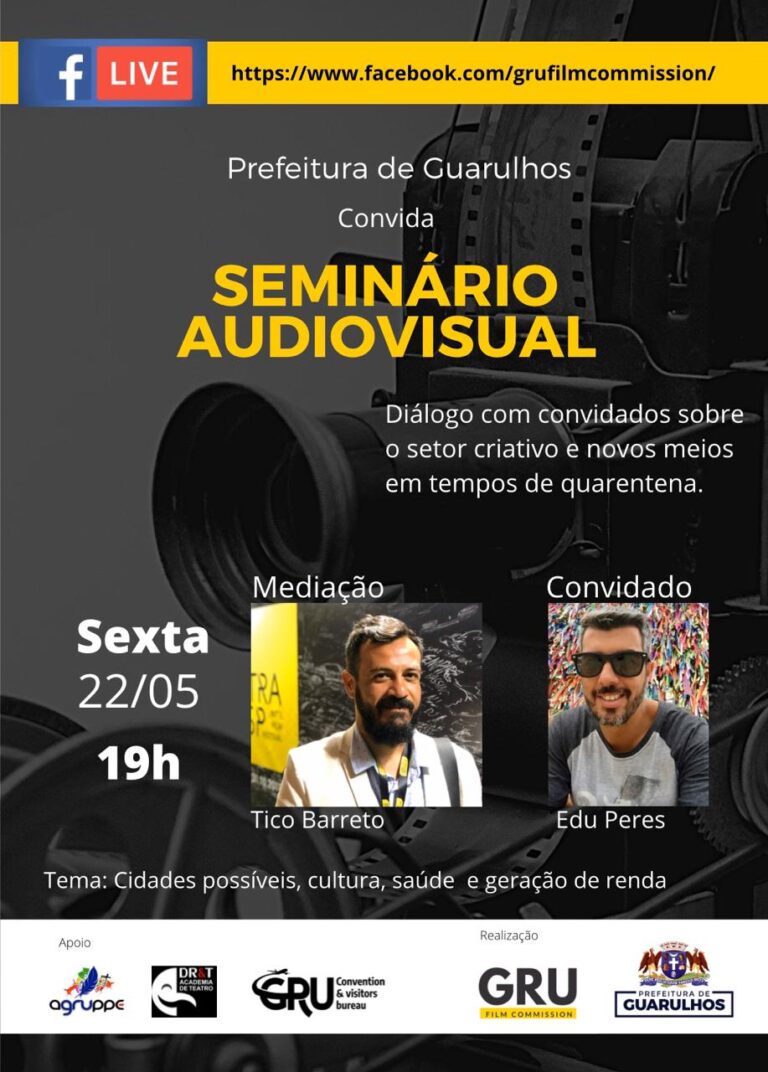 Prefeitura apresenta Seminário Audiovisual na próxima sexta-feira
