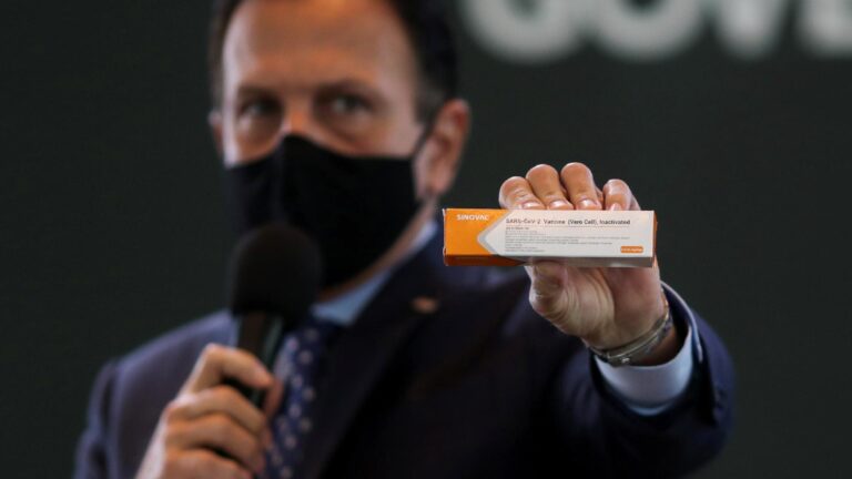 Doria afirma que SP vai receber 5 milhões de doses de vacina chinesa contra Covid-19 em outubro