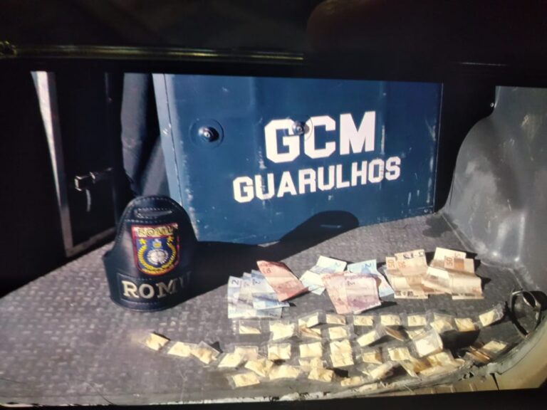 Suspeito de tráfico é detido pela GCM no Pimentas