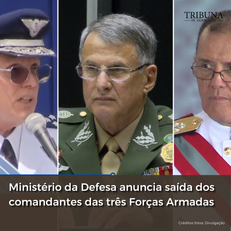 Ministério da Defesa anuncia saída dos comandantes das três Forças Armadas