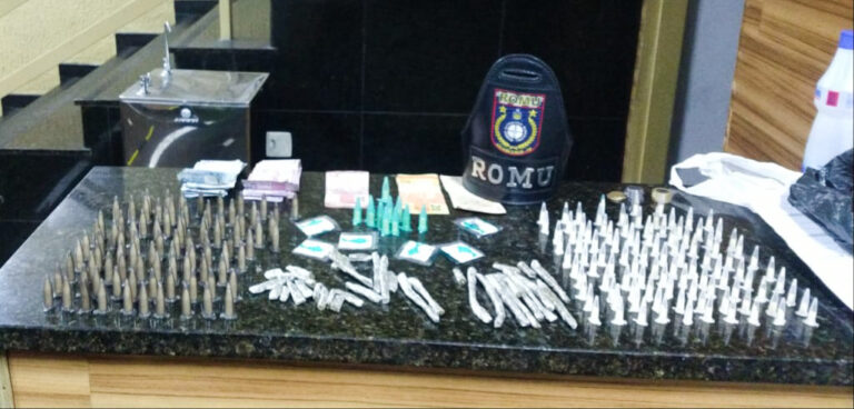 GCM apreende crack, cocaína e maconha no Jardim Santa Rita no fim de semana