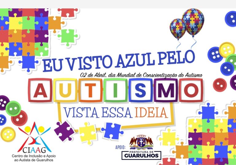 Campanha “Eu visto azul pelo autismo” acontece nesta sexta-feira