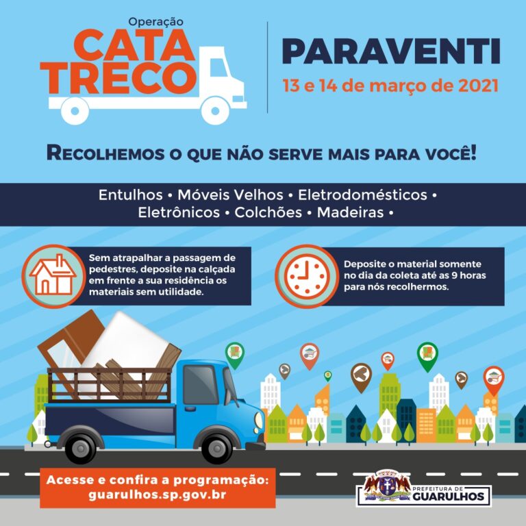 Operação Cata-Treco atende o Jardim Paraventi neste final de semana