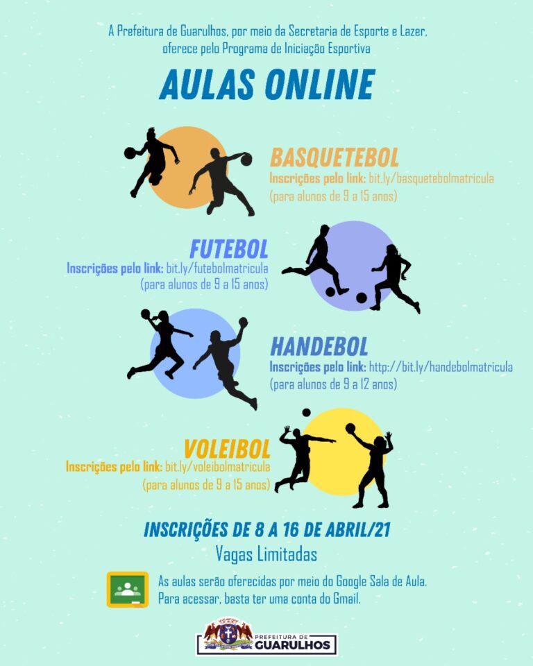 Iniciação Esportiva segue com inscrições abertas em Guarulhos