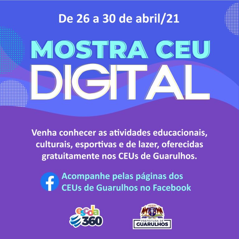 Mostra CEU Digital apresenta recorte de atividades oferecidas no primeiro trimestre do ano