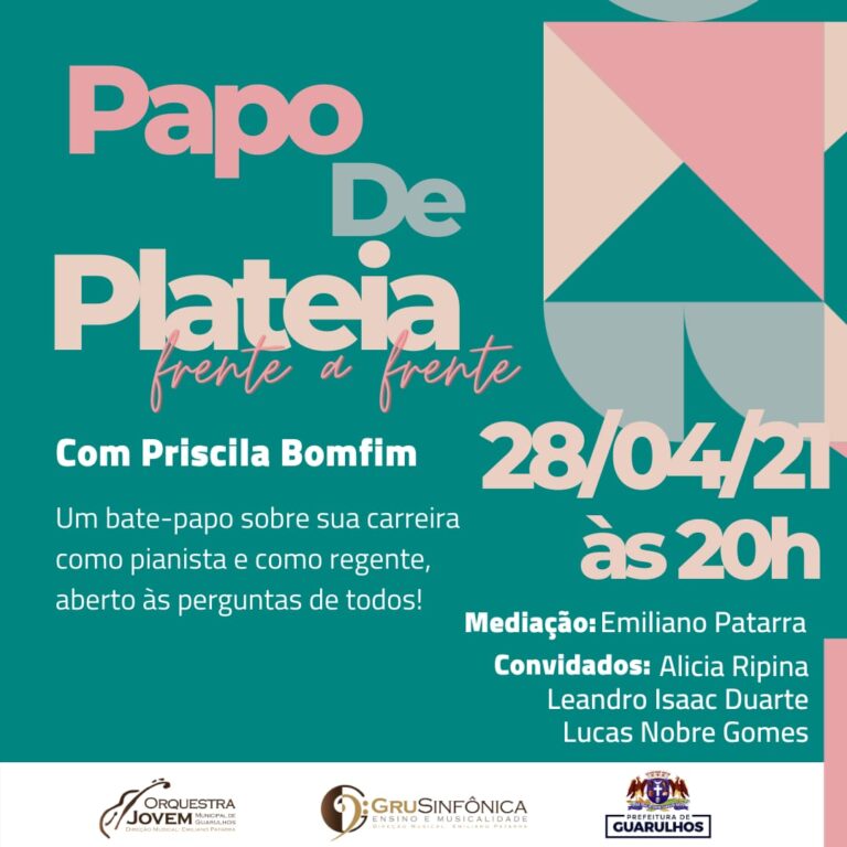 Papo de Plateia estreia novo formato virtual com entrevista de artistas e músicos