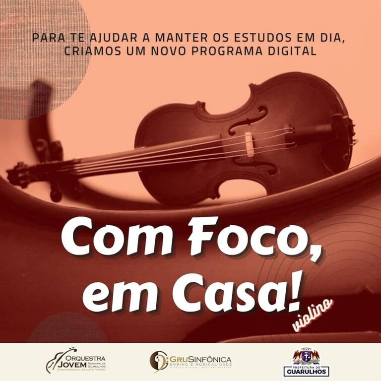 Bate-papo e masterclass digital com violinistas acontece nesta quarta-feira