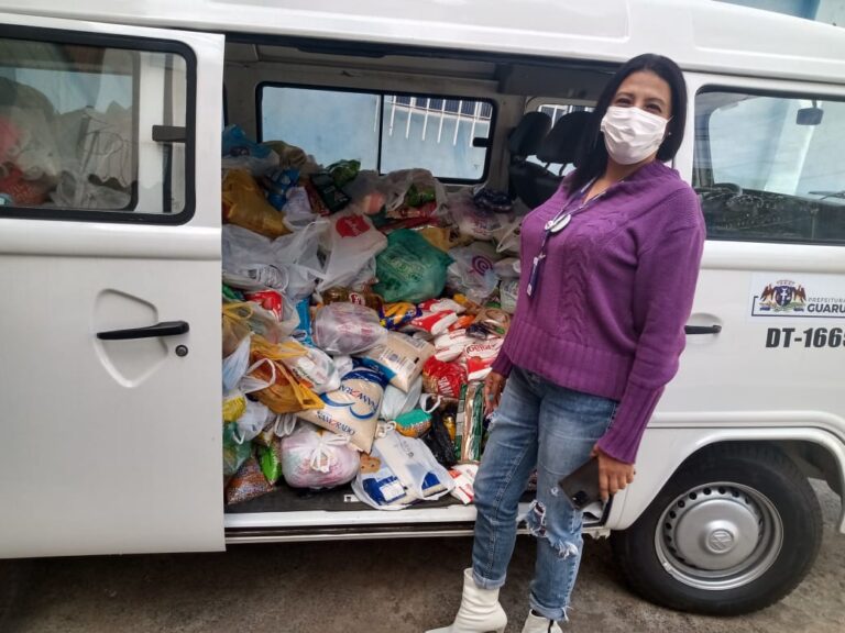 Vacinação Solidária arrecada 1,4 tonelada de alimentos nas UBS em uma semana