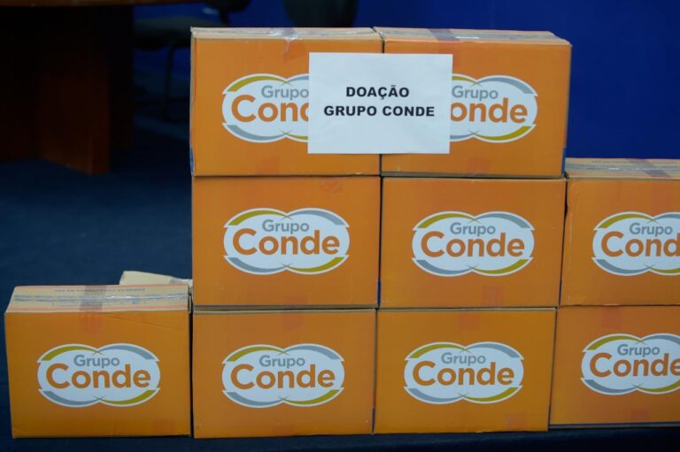 Prefeitura recebe mil cestas básicas e dois mil complexos vitamínicos de rede de drogarias