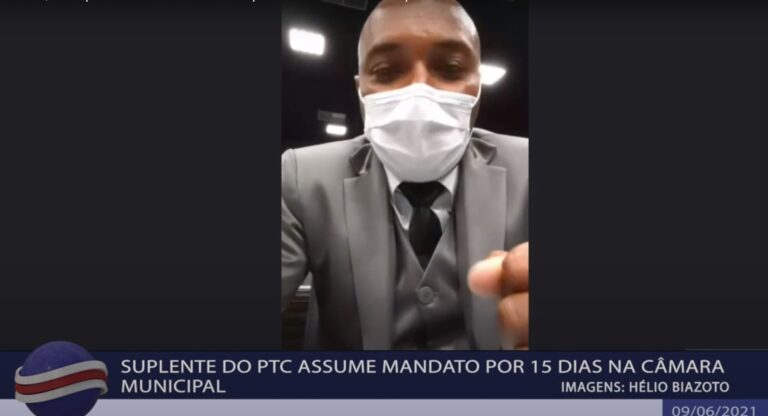 Suplente do PTC assume mandato por 15 dias na Câmara Municipal