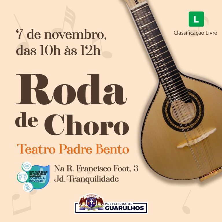 Teatro Padre Bento apresenta encontros quinzenais de roda de choro aos domingos
