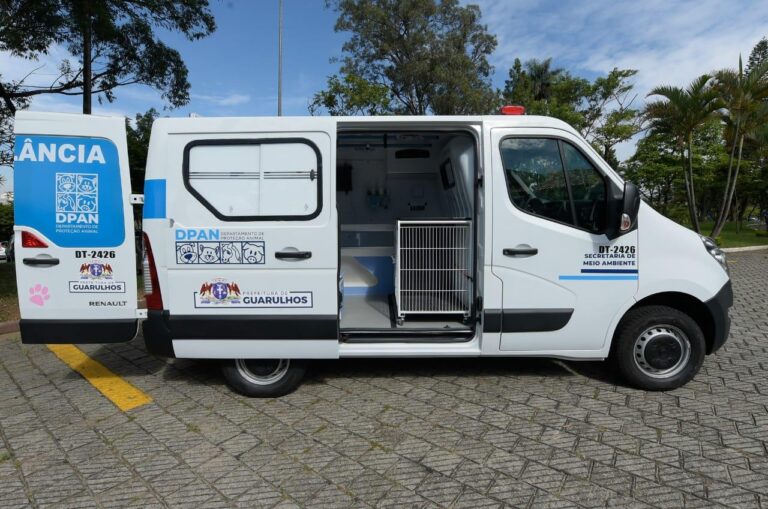 Guarulhos recebe primeira ambulância veterinária para atender cães e gatos