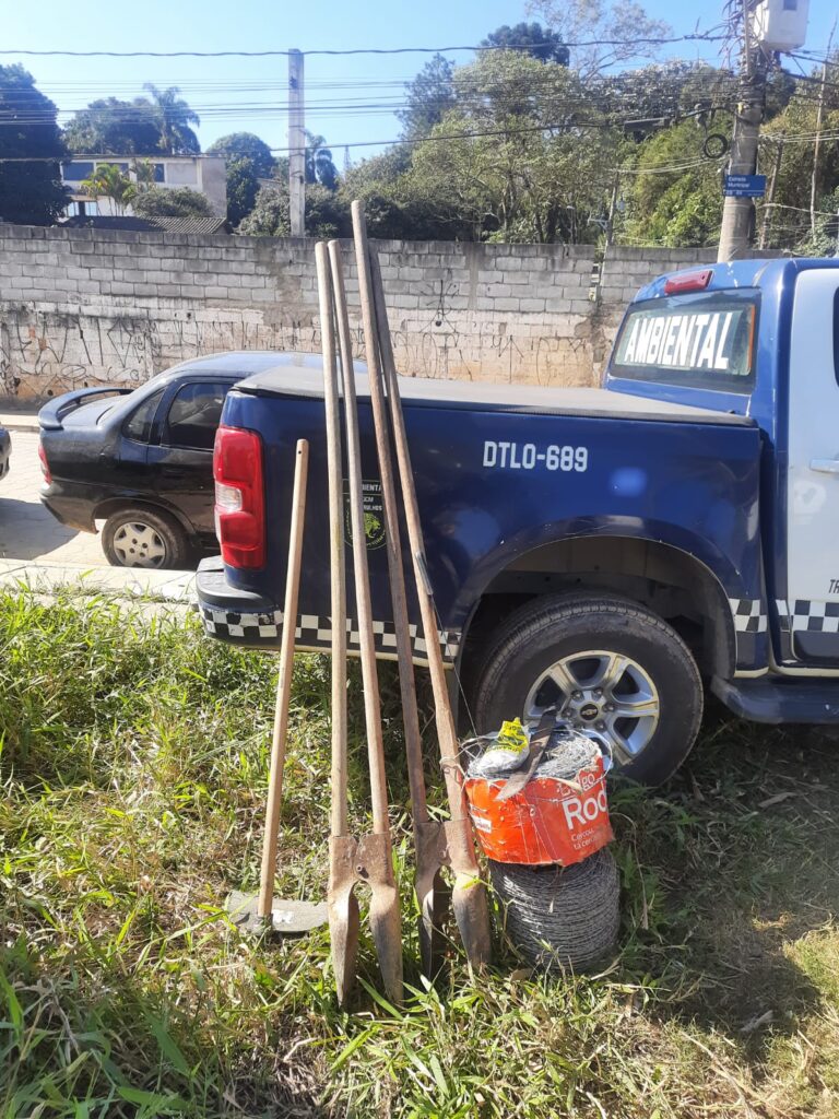 GCM Ambiental detém seis pessoas em ocupação irregular no Água Azul