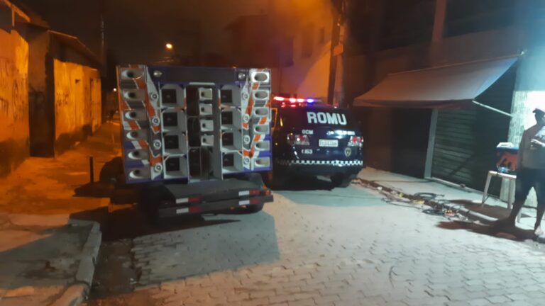 GCM remove veículo com som usado em pancadões no Jardim Marilena