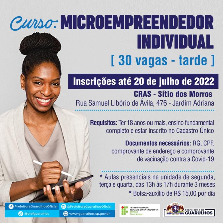 Curso de microempreendedorismo abre mais 30 vagas em Guarulhos