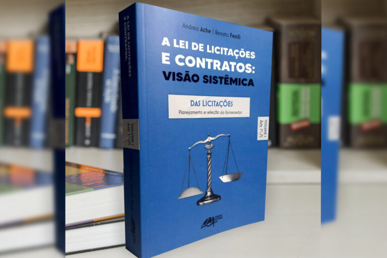 Renato Fenili e Andrea Ache lançam livro sobre a nova Lei de Licitações em live nesta 3ª feira