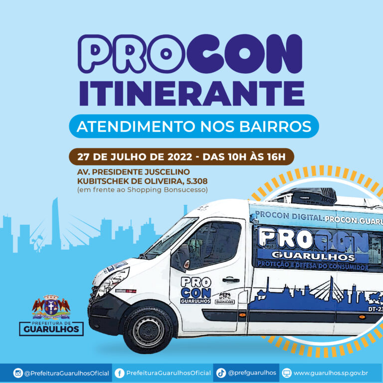Unidade móvel do Procon Guarulhos atenderá em Bonsucesso nesta quarta-feira