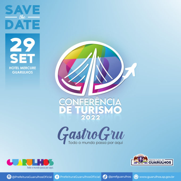 Prefeitura realiza a 19ª Conferência de Turismo de Guarulhos no dia 29 de setembro