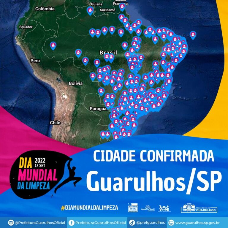 Guarulhos abre inscrições para o Dia Mundial da Limpeza 2022