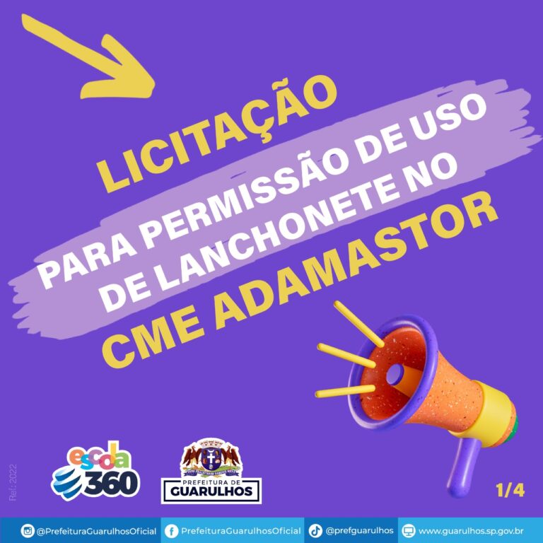 Prefeitura abre licitação para permissão de uso de lanchonete no Adamastor