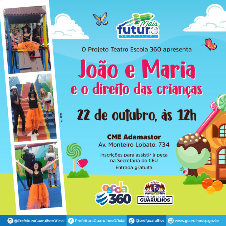 Adamastor recebe mostra do projeto Teatro Escola 360 no próximo sábado