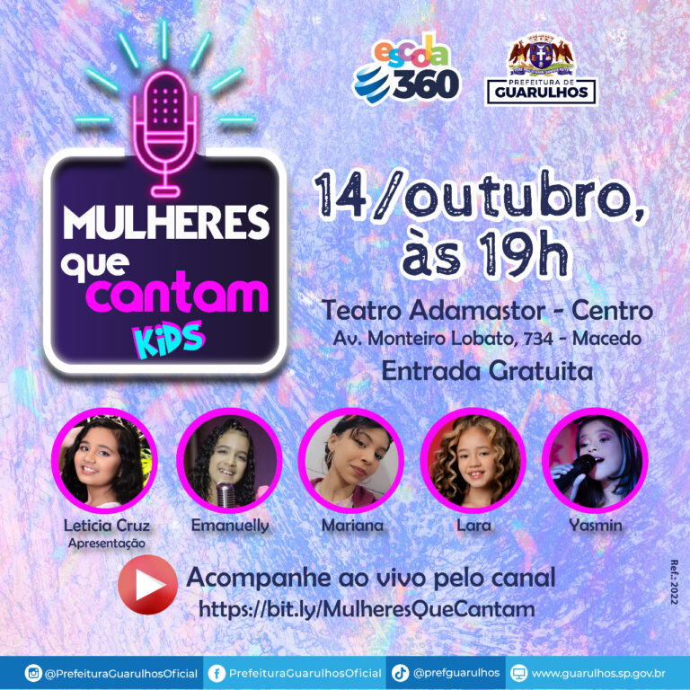 Edição especial do Mulheres que Cantam Kids comemora o Dia das Crianças