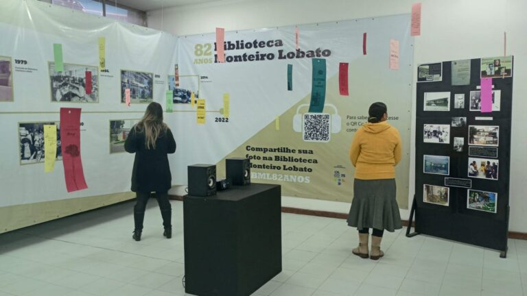 Exposição e sarau celebram o aniversário de 82 anos da Biblioteca Monteiro Lobato
