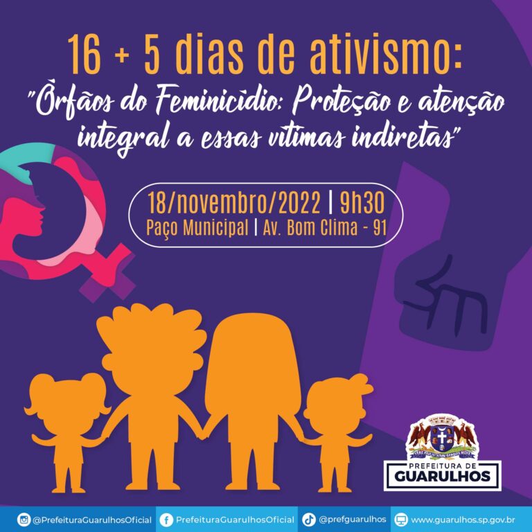 Prefeitura lança a campanha pelo fim da violência contra as mulheres no dia 18