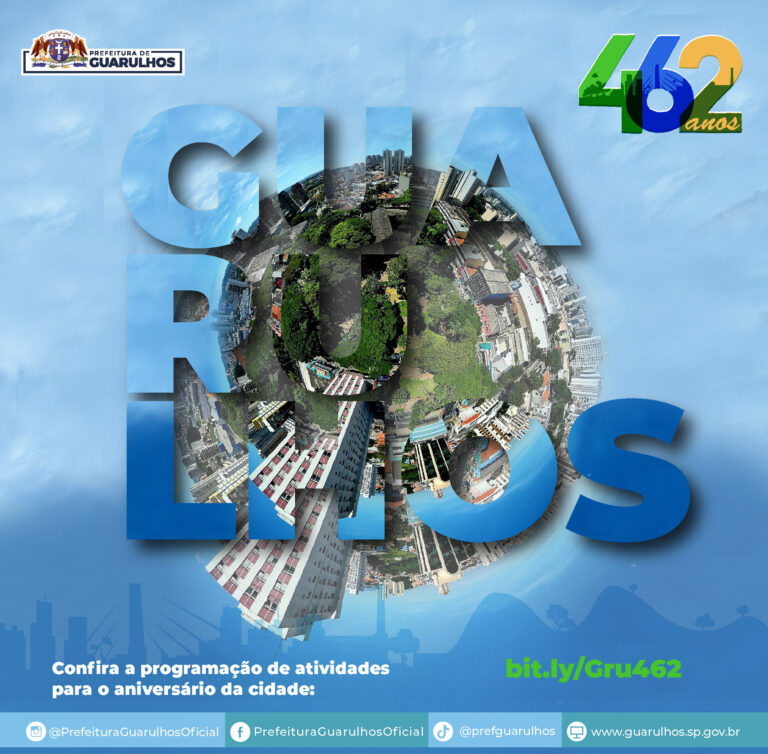 Aniversário de Guarulhos terá agenda extensa de eventos gratuitos para a população