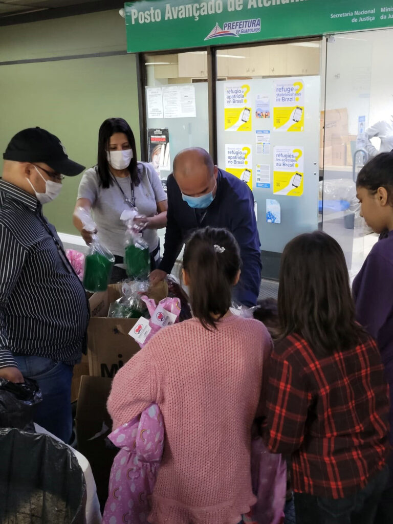 Afegãos recebem doações do Fundo Social de Solidariedade de Guarulhos
