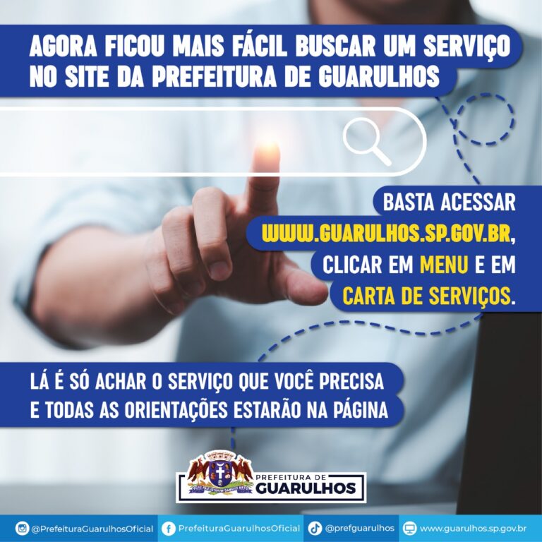 Atualização no site da Prefeitura facilita o acesso da população a serviços municipais