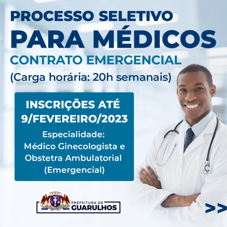 Guarulhos abre processo seletivo para a contratação de ginecologistas