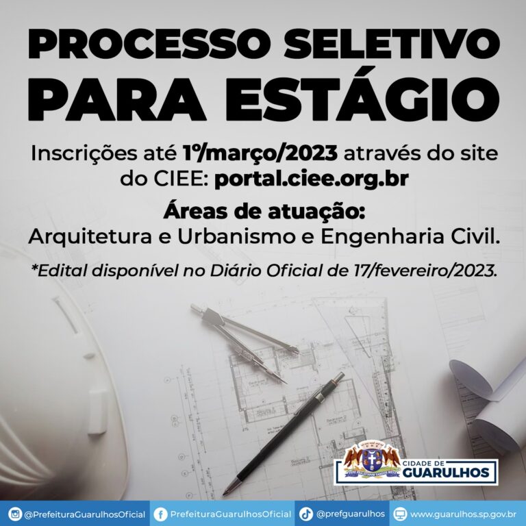 Prefeitura abre processo seletivo para a contratação de estagiários