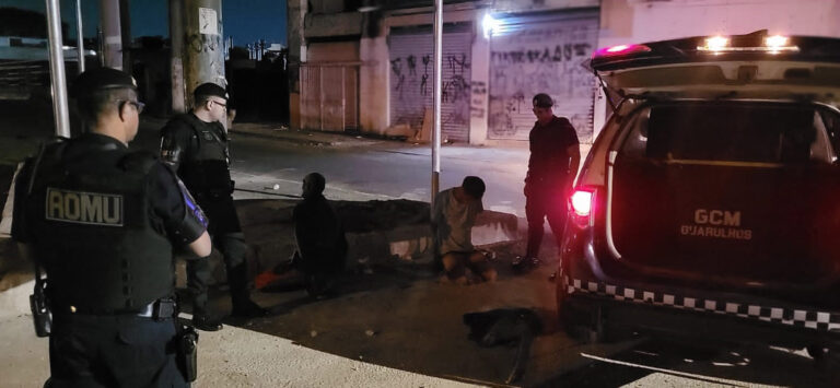 GCM prende dois homens por furto de cabos elétricos na Vila Galvão
