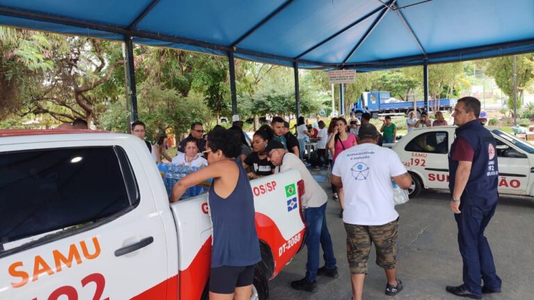 Samu de Guarulhos arrecada 1 tonelada em doações para as vítimas das chuvas no litoral norte