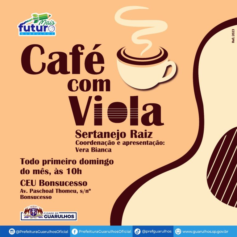 Café com Viola comemora o sexto aniversário no próximo domingo