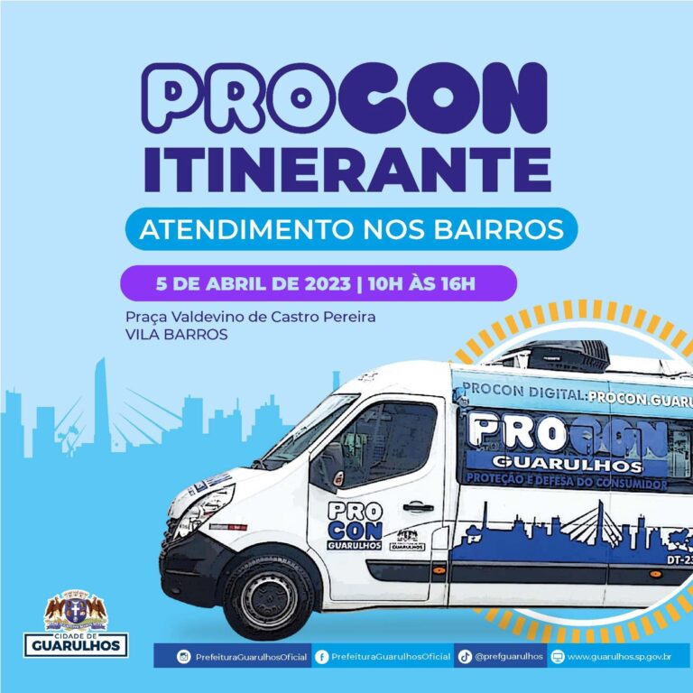 Procon Itinerante atenderá a população da Vila Barros na quarta-feira