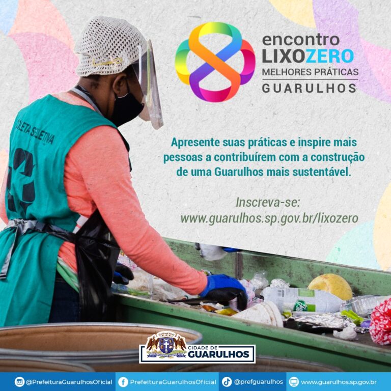 Encontro Lixo Zero Melhores Práticas Guarulhos tem inscrições abertas