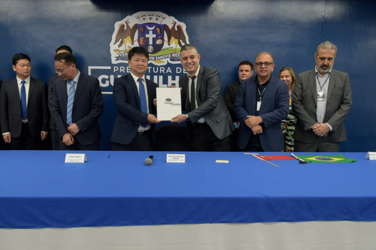 Guarulhos recebe delegação da cidade chinesa de Yiyang para discutir cooperação econômica e acadêmica