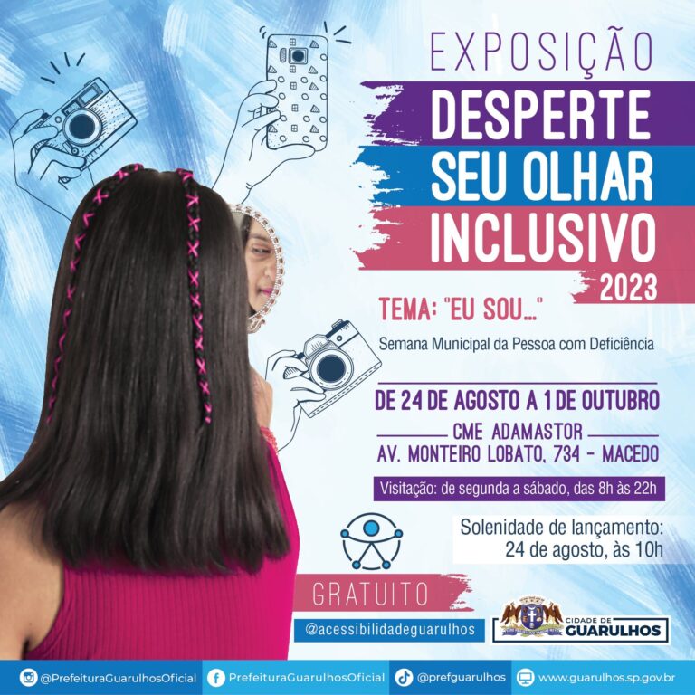 Adamastor recebe a exposição fotográfica Desperte seu Olhar Inclusivo até 1º de outubro