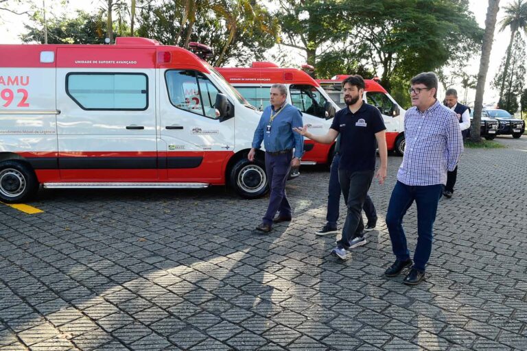 Guarulhos adquire três ambulâncias para o Samu e duas viaturas para a GCM