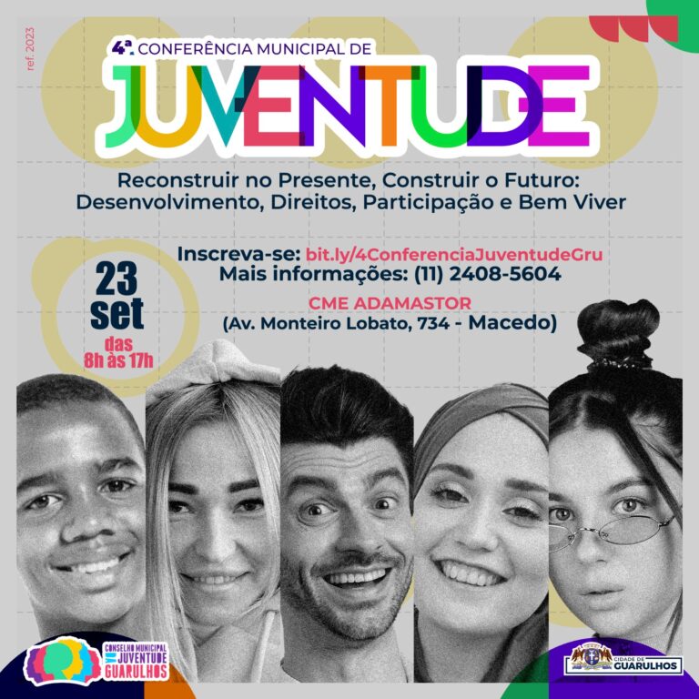 Conferência Municipal de Juventude recebe inscrições até 23 de setembro