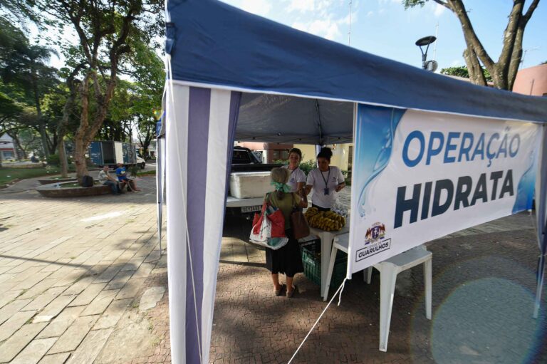 Operação Hidrata trabalha para manter saudável pessoas em situação de rua