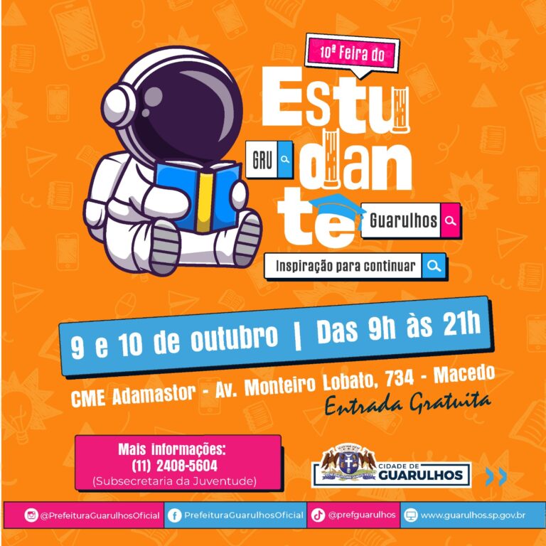 Feira do Estudante de Guarulhos terá mais de 60 estandes e 38 atividades especiais no dia 9