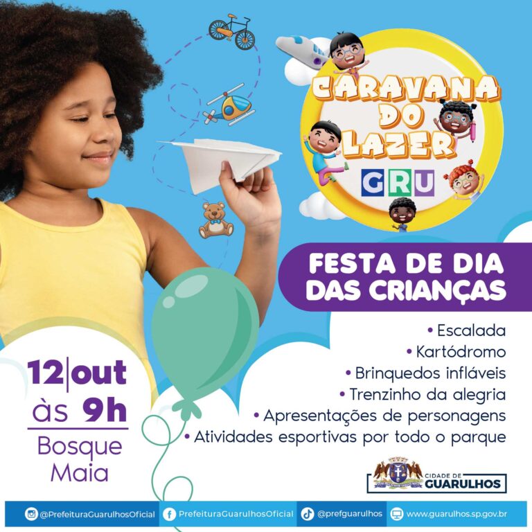 Dia das Crianças no Bosque Maia terá muitas opções de atividades gratuitas