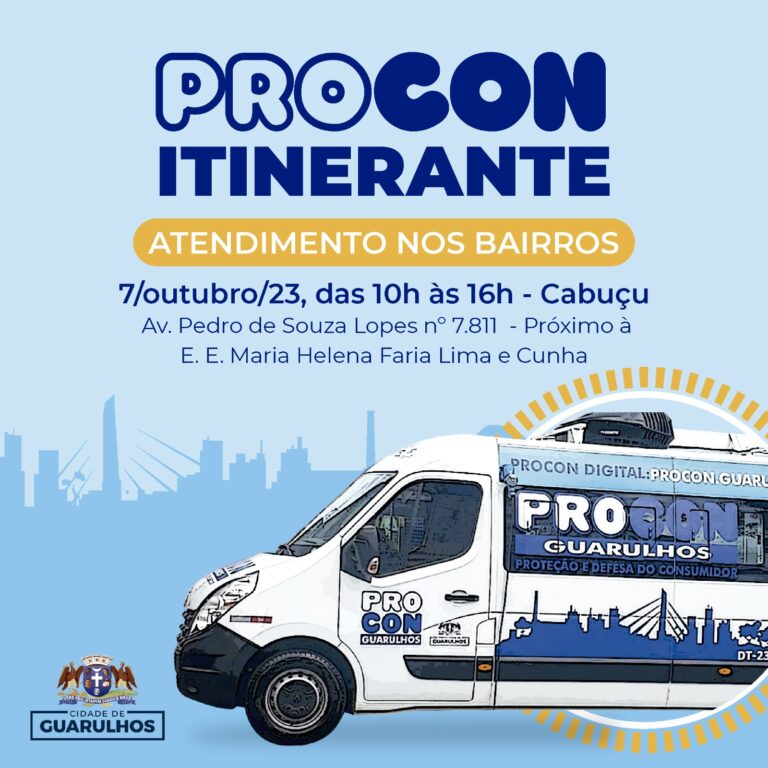Cabuçu receberá atendimento do Procon Itinerante no sábado