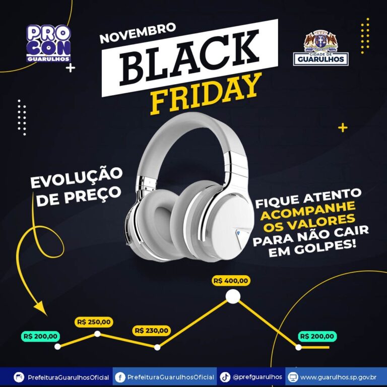 Procon Guarulhos orienta população sobre fraudes na Black Friday