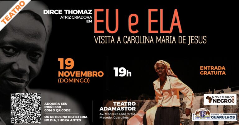 Novembro Negro GRU terá peça teatral no domingo e a Marcha da Consciência Negra na segunda